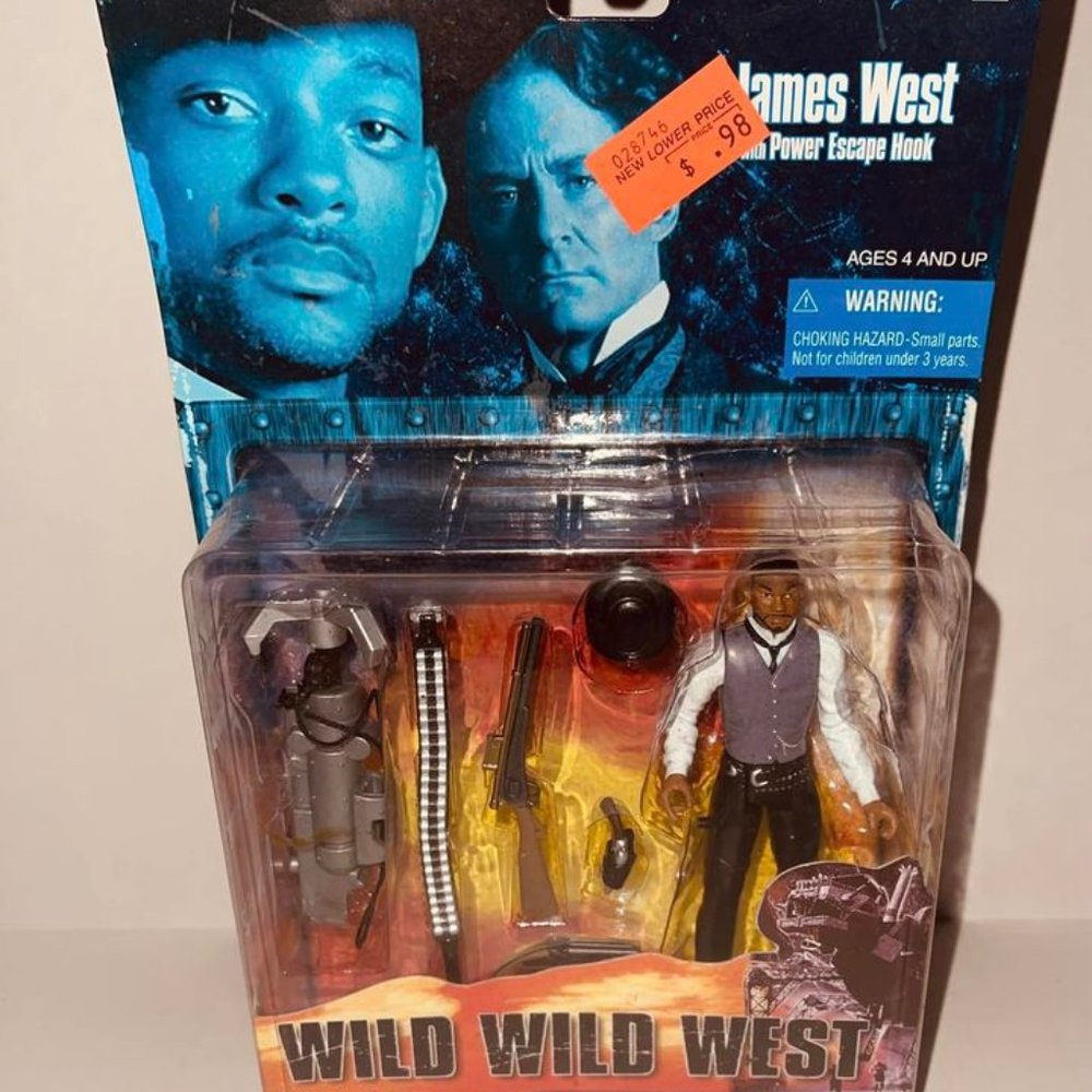 1999 Vintage Toys Wild Wild West James West Action Figure  X-Toys POWER ESCAPE